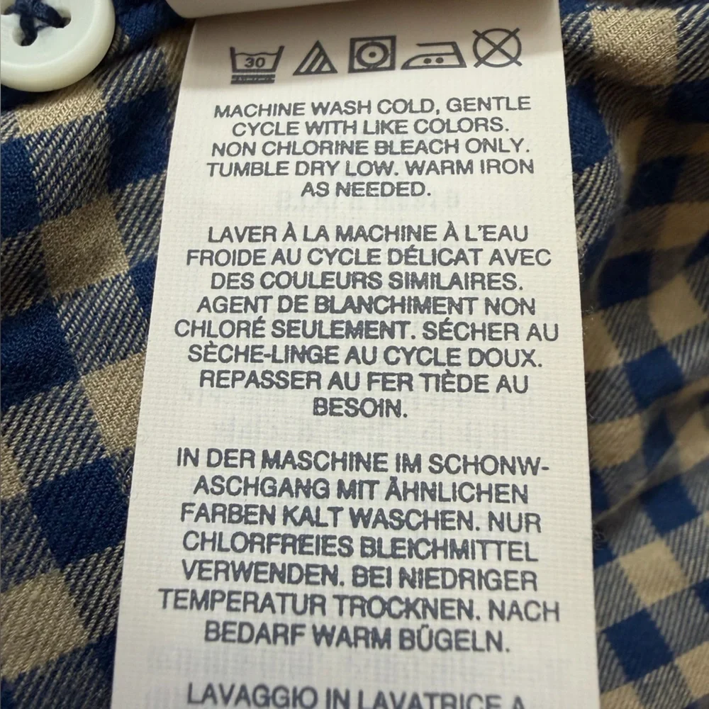 J. Crew Slim Fit Gingham Check Shirt